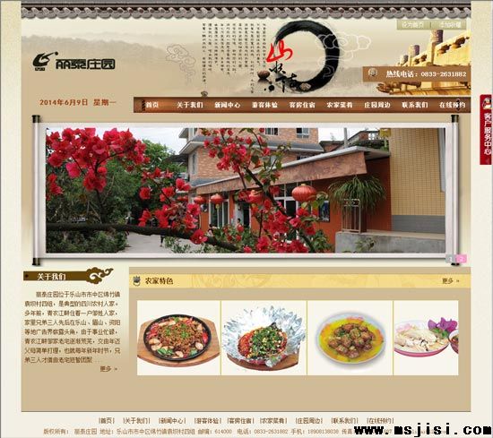 丽泰庄园网站建设